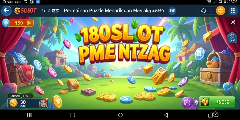 Tampilan gameplay <strong>180SLOT</strong> yang menarik dalam menyelesaikan puzzle.