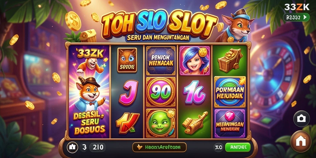 Tampilan gameplay seru dalam 33ZK dengan fitur slot yang menarik.