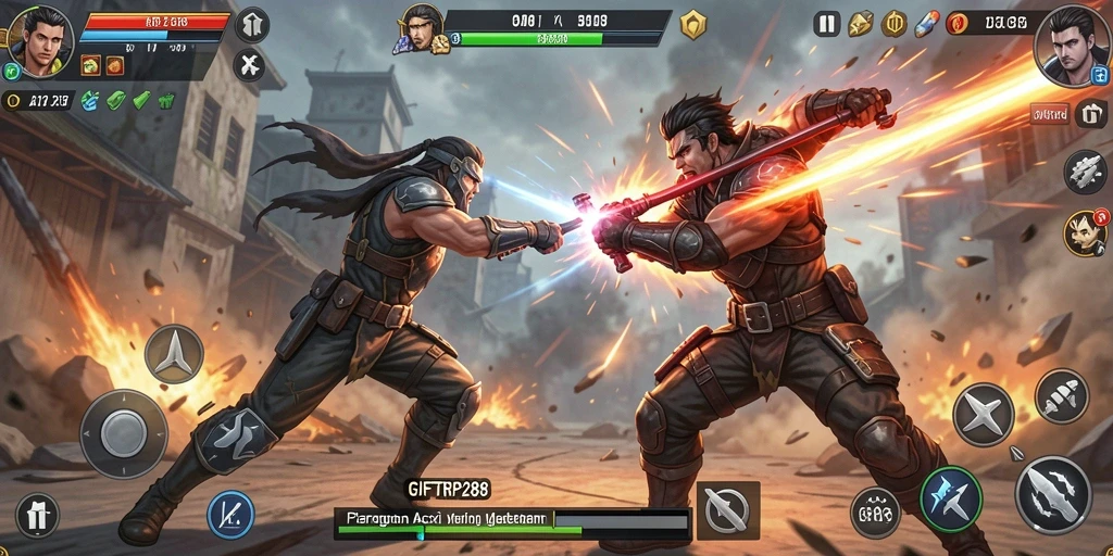 Tampilan gameplay seru di GIFTRP288 dengan aksi yang mendebarkan.