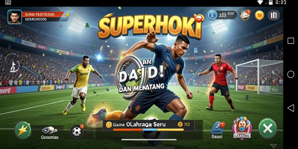 Tampilan gameplay SUPERHOKI yang mengasyikkan dan interaktif.