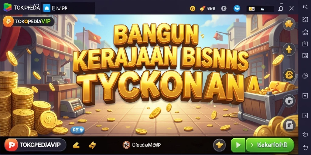 Screenshot gameplay TOKOPEDIAVIP menampilkan aktivitas manajerial yang seru.