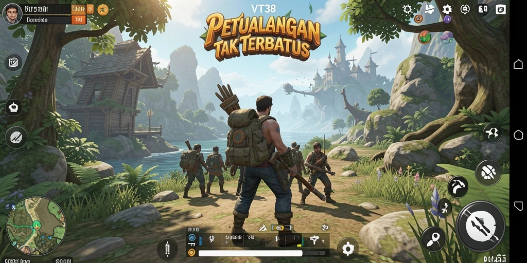 Tampilan menakjubkan dari gameplay Open World VT38
